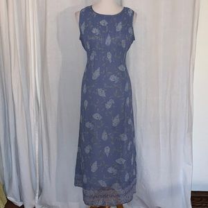 Vintage Maxi Paisley print dress